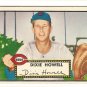 1952 (original) Topps baseball card #135 Dixie Howell EX-