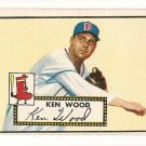 1952 (original) Topps baseball card #139 Ken Wood VG