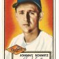 1952 (original) Topps baseball card #136 Johnny Schmitz EX-