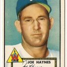 1952 (original) Topps baseball card #145 (B) Joe Haynes VG/EX