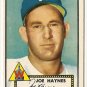 1952 (original) Topps baseball card #145 (B) Joe Haynes VG/EX