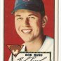 1952 (original) Topps baseball card #153 Bob Rush VG