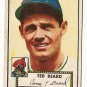 1952 (original) Topps baseball card #150 Ted Beard G/VG