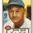 1952 (original) Topps baseball card #156 Frank Miller VG+