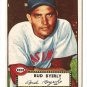 1952 (original) Topps baseball card #161 Bud Byerly NM
