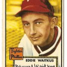 1952 (original) Topps baseball card #158 Eddie Waitkus EX