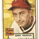 1952 (original) Topps baseball card #158 (B) Eddie Waitkus good