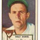 1952 (original) Topps baseball card #164 (B) Walt Dubiel G/VG