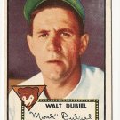 1952 (original) Topps baseball card #164 (C) Walt Dubiel VG/EX
