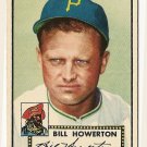 1952 (original) Topps baseball card #167 Bill Howerton EX