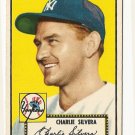1952 (original) Topps baseball card #168 Charlie Silvera EX