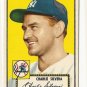 1952 (original) Topps baseball card #168 Charlie Silvera EX