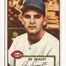1952 (original) Topps baseball card #171 Ed Erautt VG