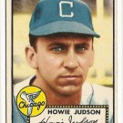 1952 (original) Topps baseball card #169 Howie Judson VG/EX