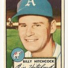 1952 (original) Topps baseball card #182 Billy Hitchcock VG
