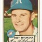 1952 (original) Topps baseball card #182 Billy Hitchcock VG