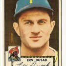 1952 (original) Topps baseball card #183 Erv Dusak VG