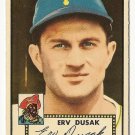1952 (original) Topps baseball card #183 (B) Erv Dusak NM-
