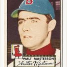 1952 (original) Topps baseball card #186 Walt Masterson EX