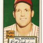 1952 (original) Topps baseball card #185 Bill Nicholson VG/EX