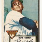 1952 (original) Topps baseball card #157 (B) Bob Usher EX