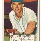1952 (original) Topps baseball card #194 Joe Hatten EX/NM