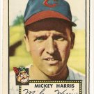 1952 (original) Topps baseball card #207 (B) Mickey Harris EX