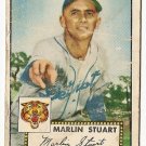 1952 (original) Topps baseball card #208 Marlin Stuart F/G