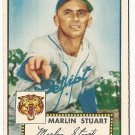 1952 (original) Topps baseball card #208 (B) Marlin Stuart  EX/NM