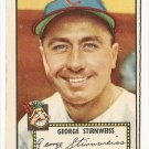 1952 (original) Topps baseball card #217 (B) George Stirnweiss EX
