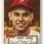 1952 (original) Topps baseball card #213 Nippy Jones EX
