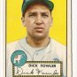 1952 (original) Topps baseball card #210 Dick Fowler VG