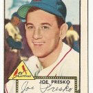 1952 (original) Topps baseball card #220 Joe Presko VG/EX