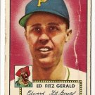 1952 (original) Topps baseball card #236 Ed Fitzgerald good