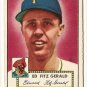 1952 (original) Topps baseball card #236 (B) Ed Fitzgerald EX/NM