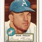 1952 (original) Topps baseball card #226 Dave Philley NM
