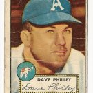 1952 (original) Topps baseball card #226 (B) Dave Philley good-