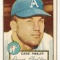 1952 (original) Topps baseball card #226 (C) Dave Philley VG