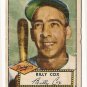 1952 (original) Topps baseball card #232 Billy Cox good