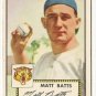 1952 (original) Topps baseball card #230 Matt Batts VG/EX