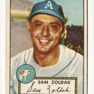1952 (original) Topps baseball card #231 Sam Zoldak VG-