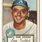 1952 (original) Topps baseball card #231 (B) Sam Zoldak VG