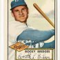 1952 (original) Topps baseball card #239 (B) Rocky Bridges EX