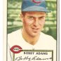 1952 (original) Topps baseball card #249 Bobby Adams EX