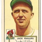 1952 (original) Topps baseball card #240 Jack Phillips EX