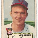 1952 (original) Topps baseball card #270 Lou Brissie G+