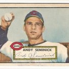 1952 (original) Topps baseball card #297 Andy Seminick VG/EX