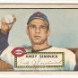 1952 (original) Topps baseball card #297 Andy Seminick VG/EX