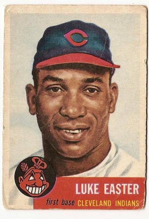 1953 Topps baseball card #2 Luke Easter G-