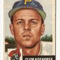 1953 Topps baseball card #8 (C) Clem Koshorek G/VG, Pittsburgh Pirates